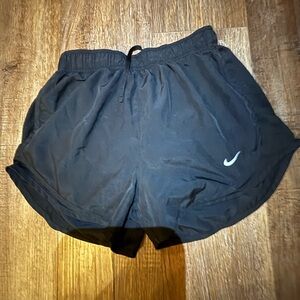Nike Black Running Shorts with Swoosh